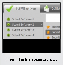 Free Flash Navigation Template Free Flash Navigation Template