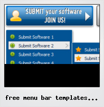 Free Menu Bar Templates In Flash