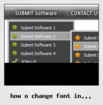 How O Change Font In Flashmenulabs