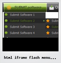 Html Iframe Flash Menu Example