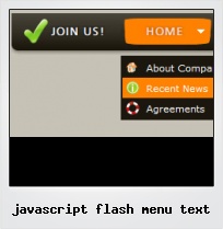 Javascript Flash Menu Text Javascript Flash Menu Text