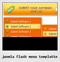 Joomla Flash Menu Templatte