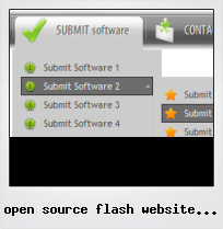 Open Source Flash Website Dock Menu