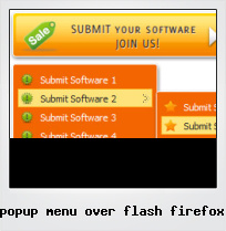 Popup Menu Over Flash Firefox