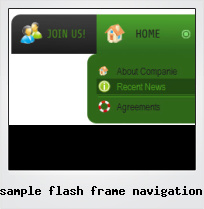 Sample Flash Frame Navigation