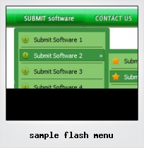 Sample Flash Menu