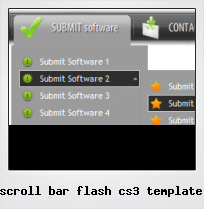 Scroll Bar Flash Cs3 Template