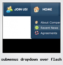 Submenus Dropdown Over Flash Submenus Dropdown Over Flash