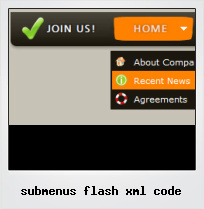 Submenus Flash Xml Code
