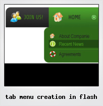 Tab Menu Creation In Flash