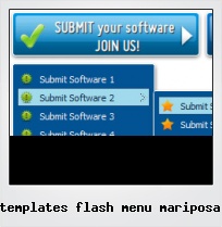 Templates Flash Menu Mariposa Templates Flash Menu Mariposa