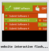 Website Interactive Flash Menu