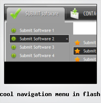 Cool Navigation Menu In Flash