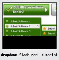Dropdown Flash Menu Tutorial Dropdown Flash Menu Tutorial