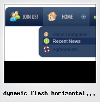 Dynamic Flash Horizontal Menu Bar Dynamic Flash Horizontal Menu Bar