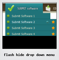 Flash Hide Drop Down Menu