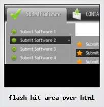 Flash Hit Area Over Html Flash Hit Area Over Html