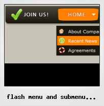 Flash Menu And Submenu Source Download