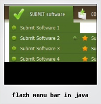 Flash Menu Bar In Java Flash Menu Bar In Java