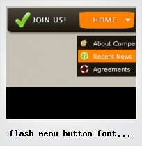 Flash Menu Button Font Change Color Flash Menu Button Font Change Color
