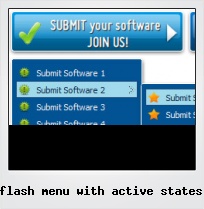 Flash Menu With Active States Flash Menu With Active States