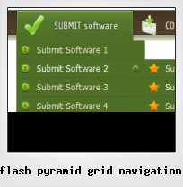 Flash Pyramid Grid Navigation Flash Pyramid Grid Navigation