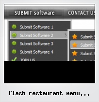 Flash Restaurant Menu Template Flash Restaurant Menu Template