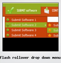 Flash Rollover Drop Down Menu Flash Rollover Drop Down Menu