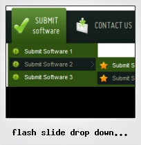 Flash Slide Drop Down Menu Template Flash Slide Drop Down Menu Template