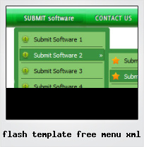 Flash Template Free Menu Xml
