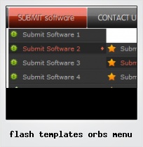 Flash Templates Orbs Menu Flash Templates Orbs Menu
