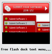 Free Flash Dock Text Menu Vertical Free Flash Dock Text Menu Vertical