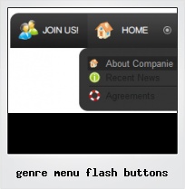 Genre Menu Flash Buttons Genre Menu Flash Buttons
