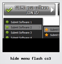 Hide Menu Flash Cs3 Hide Menu Flash Cs3