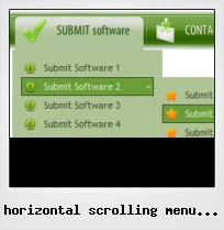 Horizontal Scrolling Menu Flash Horizontal Scrolling Menu Flash