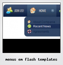 Menus Em Flash Templates Menus Em Flash Templates