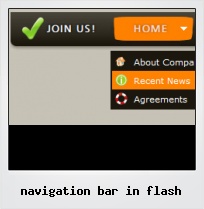 Navigation Bar In Flash Navigation Bar In Flash