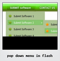 Pop Down Menu In Flash Pop Down Menu In Flash