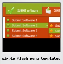 Simple Flash Menu Templates Simple Flash Menu Templates