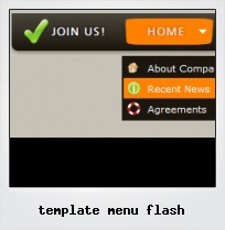 Template Menu Flash Template Menu Flash