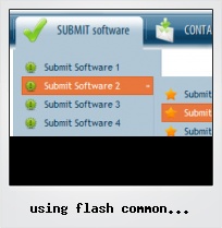 Using Flash Common Library Buttons Using Flash Common Library Buttons